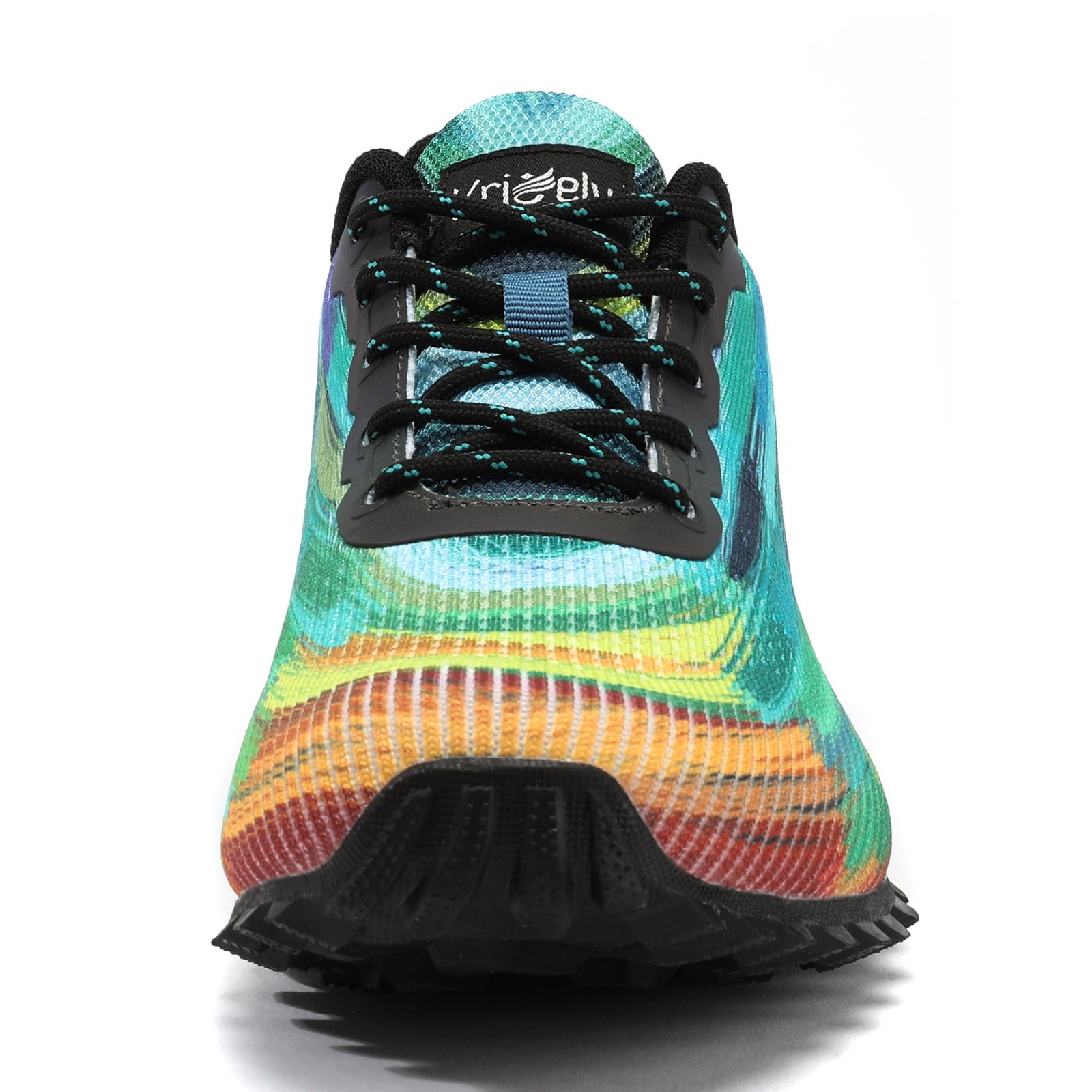 Kricely Men's Trail Running Shoes Fashion Walking Hiking Sneakers for Men Tennis Cross Training Shoe Outdoor Snearker Mens Casual Workout Footwear Tie dye Size 10