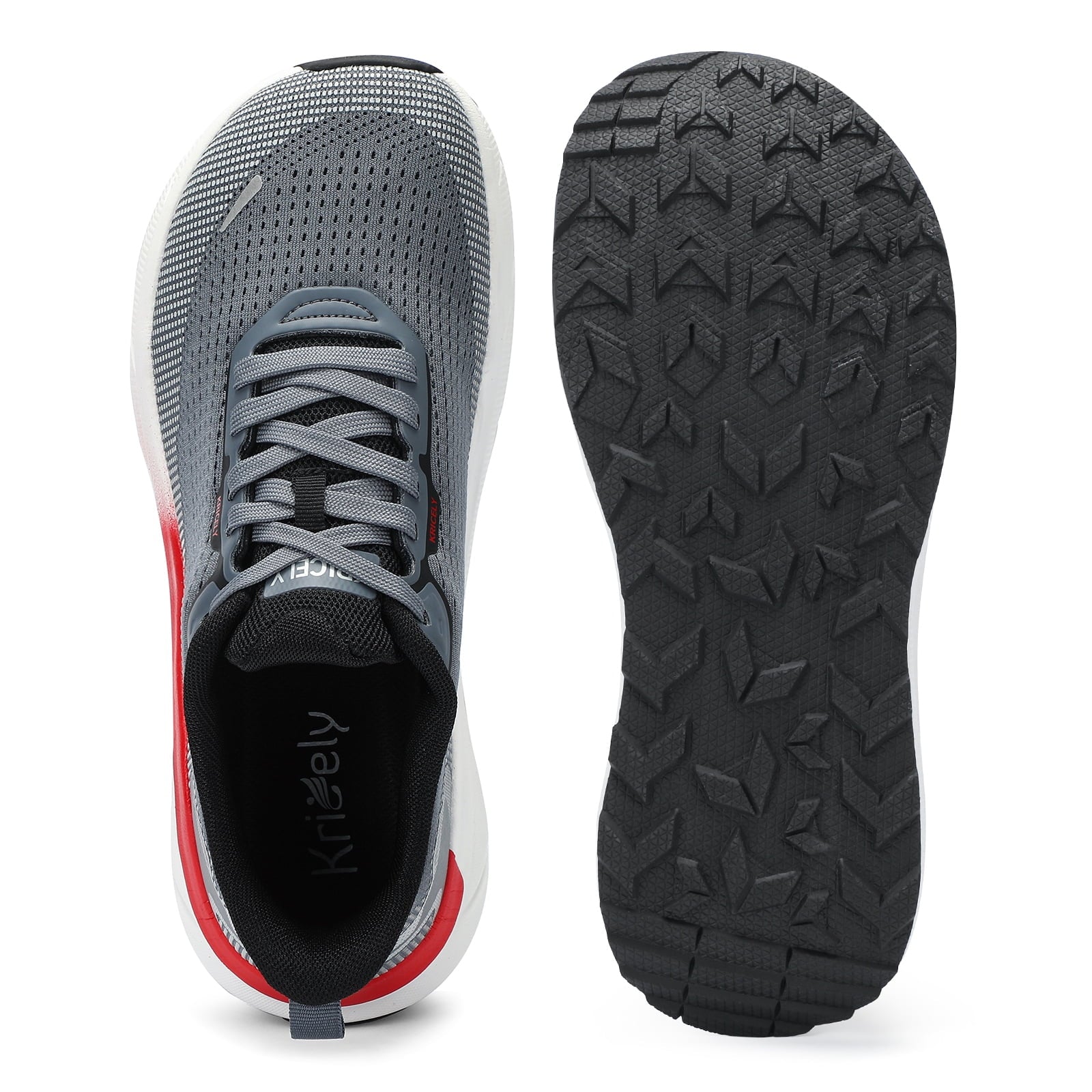 Kricely Men’non-slip Cushion Neutral Running & Tennis Cross Training Shoe