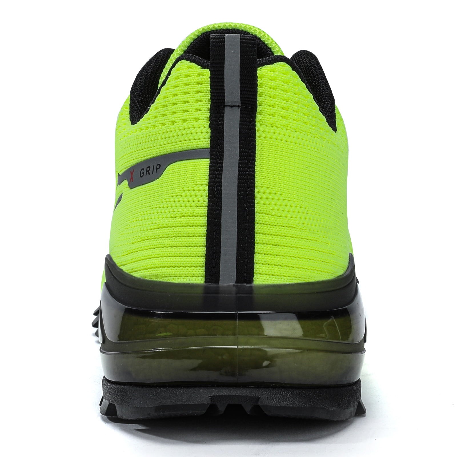 Kricely Men's Trail Running Shoes Fashion Walking Hiking Sneakers for Men Tennis Cross Training Shoe Outdoor Snearker Mens Casual Workout Footwear Fluorescent Green Size 10.5