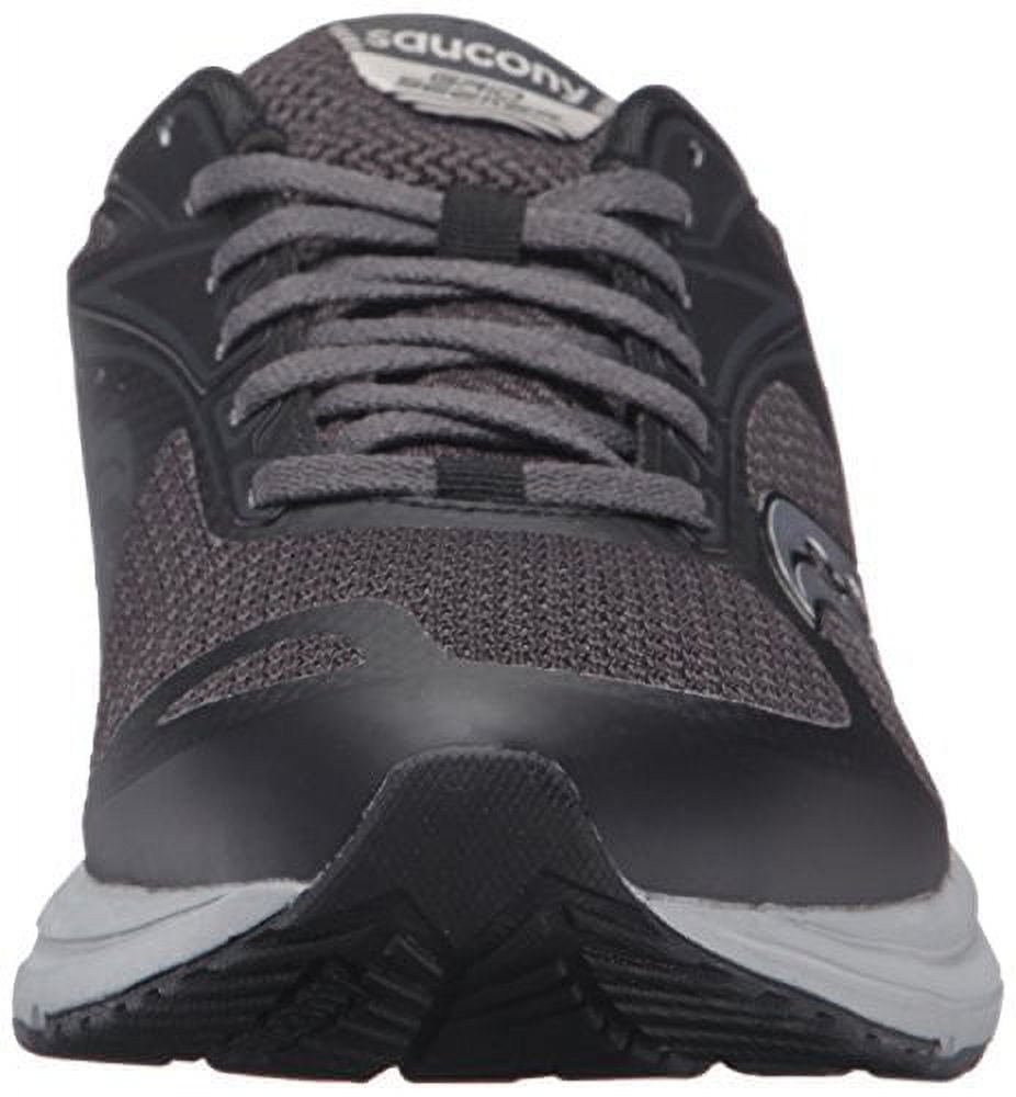 Saucony Men's Grid Seeker Running Shoe, Black/Grey, 10 M US