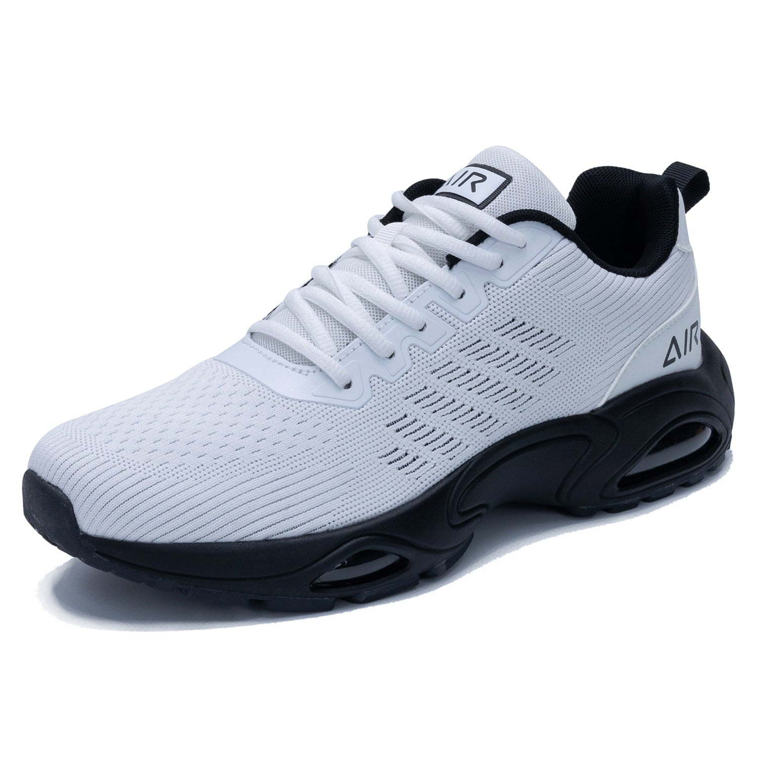 BROYON Men's Air Cushion Running Shoes Lightweight Breathable Walking Shoes Non Slip Fashion Sneakers Mesh Workout Casual Sports Shoes