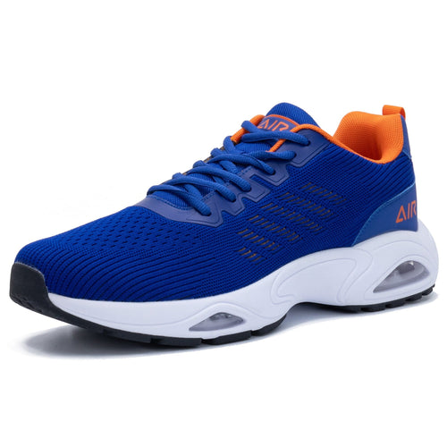 BROYON Men's Air Cushion Running Shoes Lightweight Breathable Walking Shoes Non Slip Fashion Sneakers Mesh Workout Casual Sports Shoes