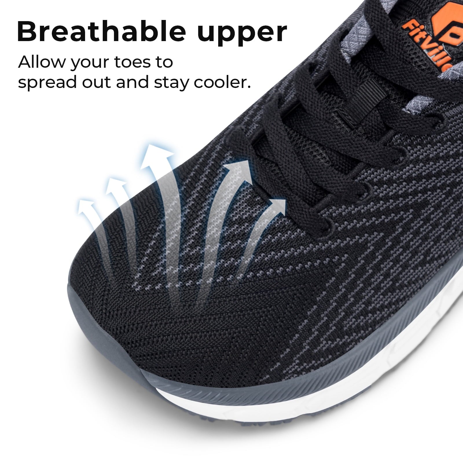 FitVille Lightweight Running Shoes for Men Wide Width Sneakers